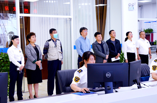 市文明辦領(lǐng)導對集團全國文明城市創(chuàng  )建工作給予肯定